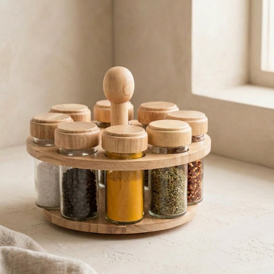 Spice Jars Set - 8 Pcs